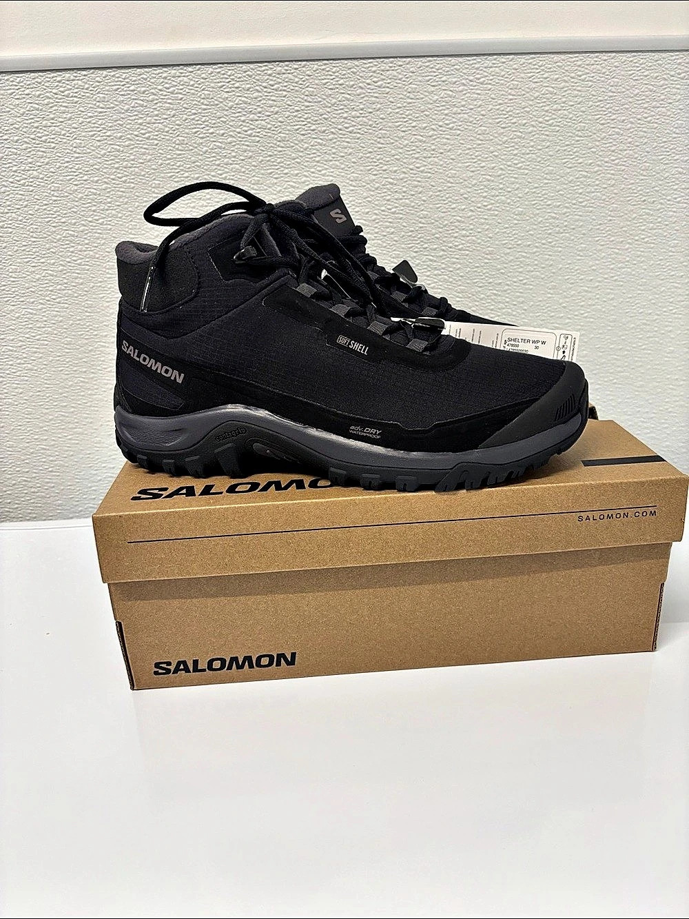 Salomon Shelter Waterproof Women's Black winter Boots US 10